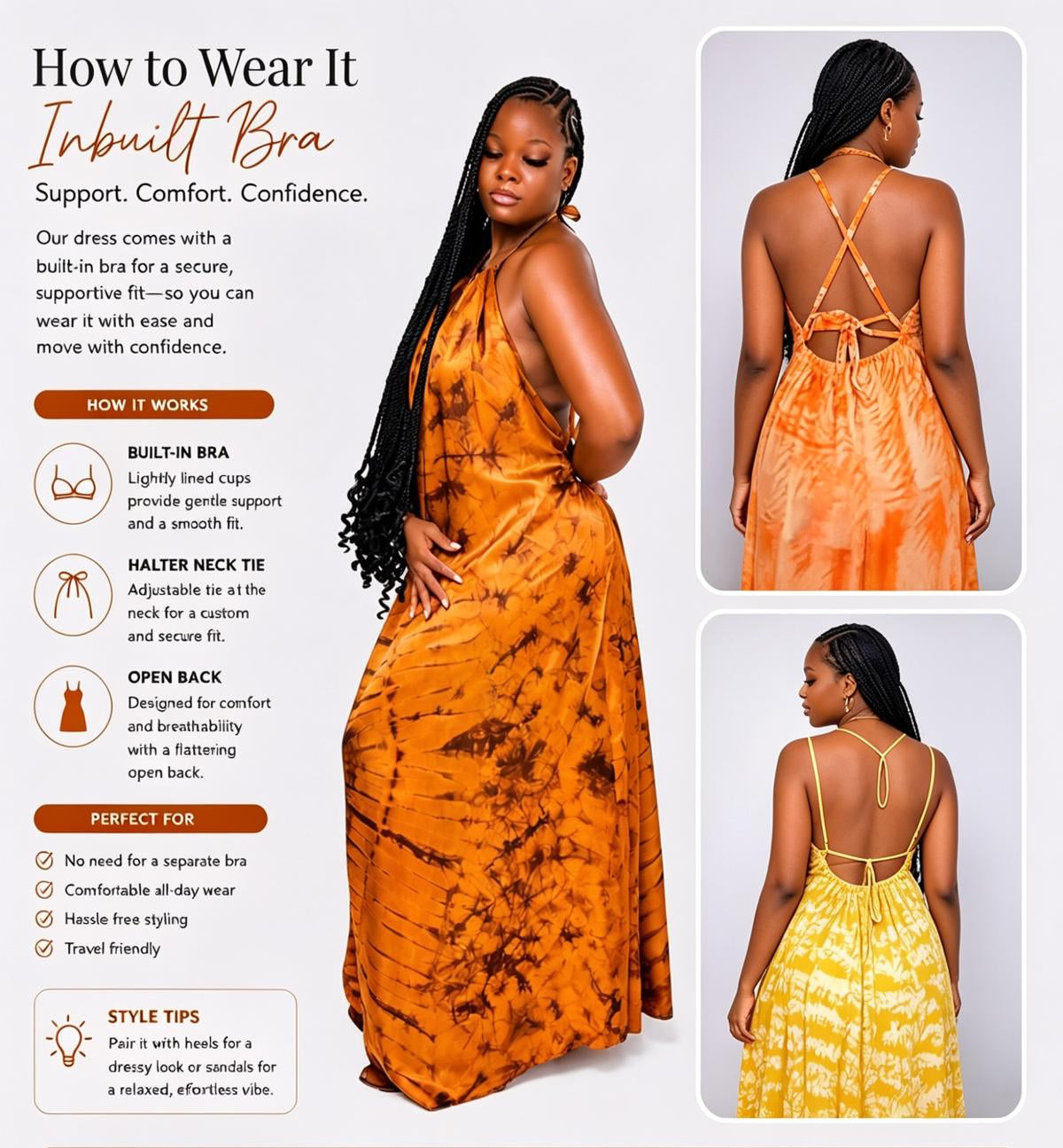 ADIRE BACKLESS