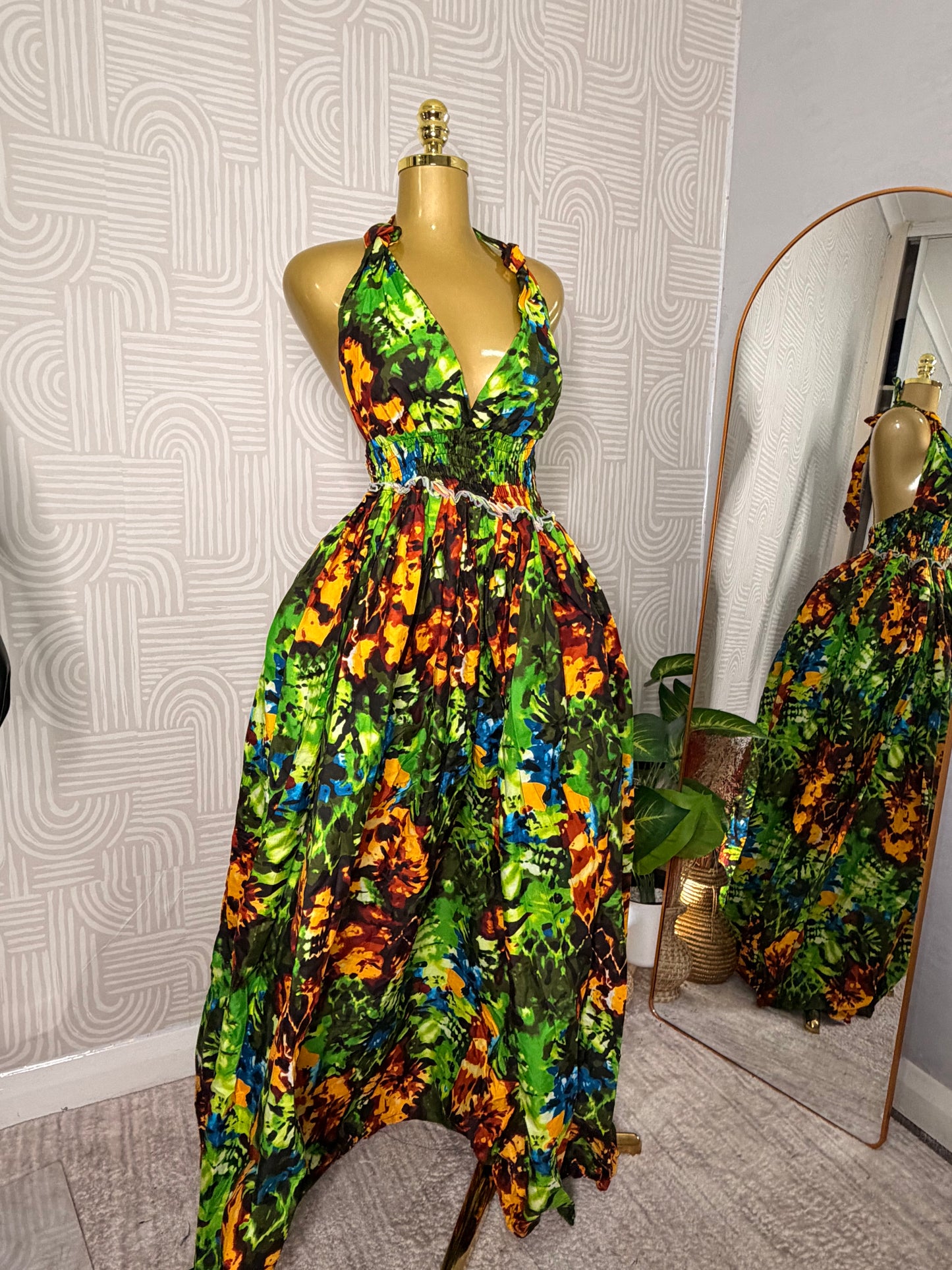 KIMIA MAXI BACKLESS DRESS