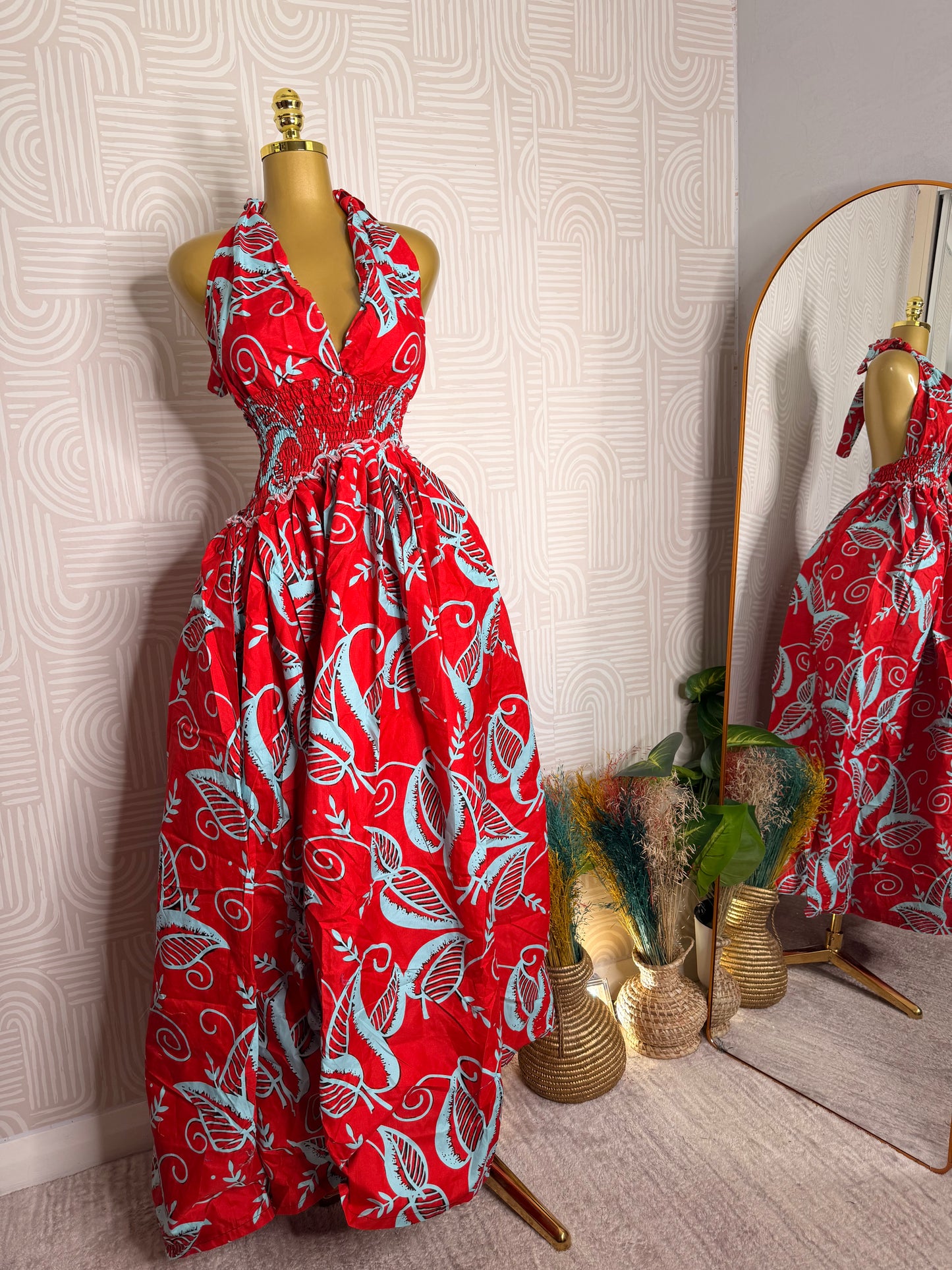 KIMIA MAXI BACKLESS DRESS