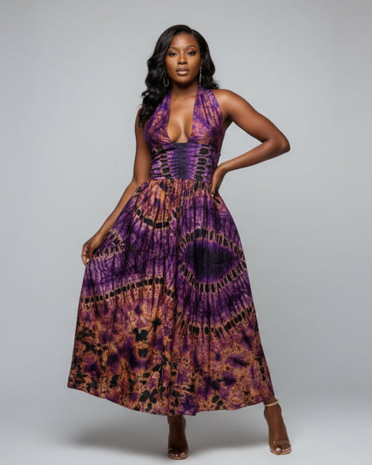 ENOLA BACKLESS SILKY DRESS (Petite/short)