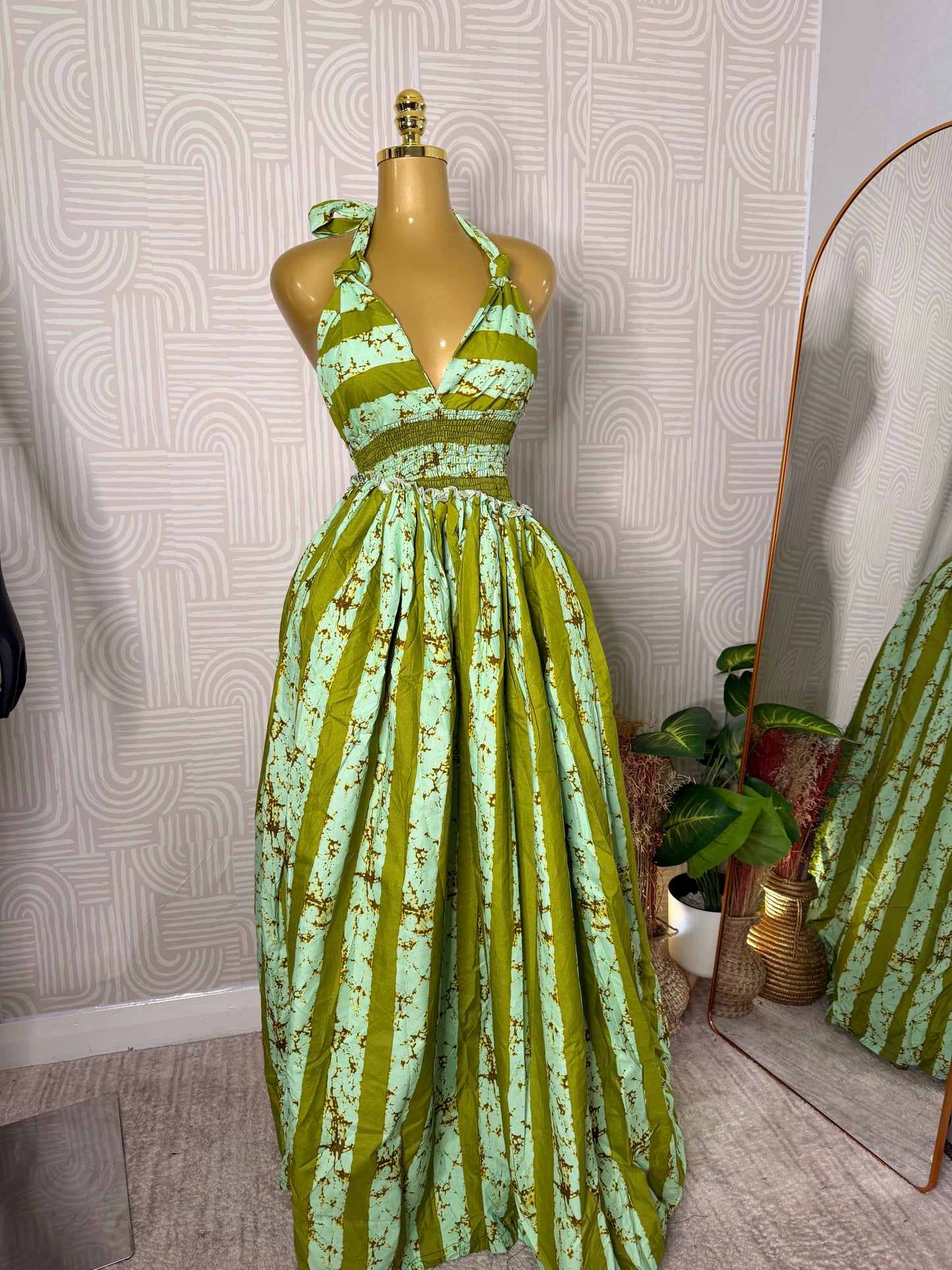 KIMIA MAXI BACKLESS DRESS