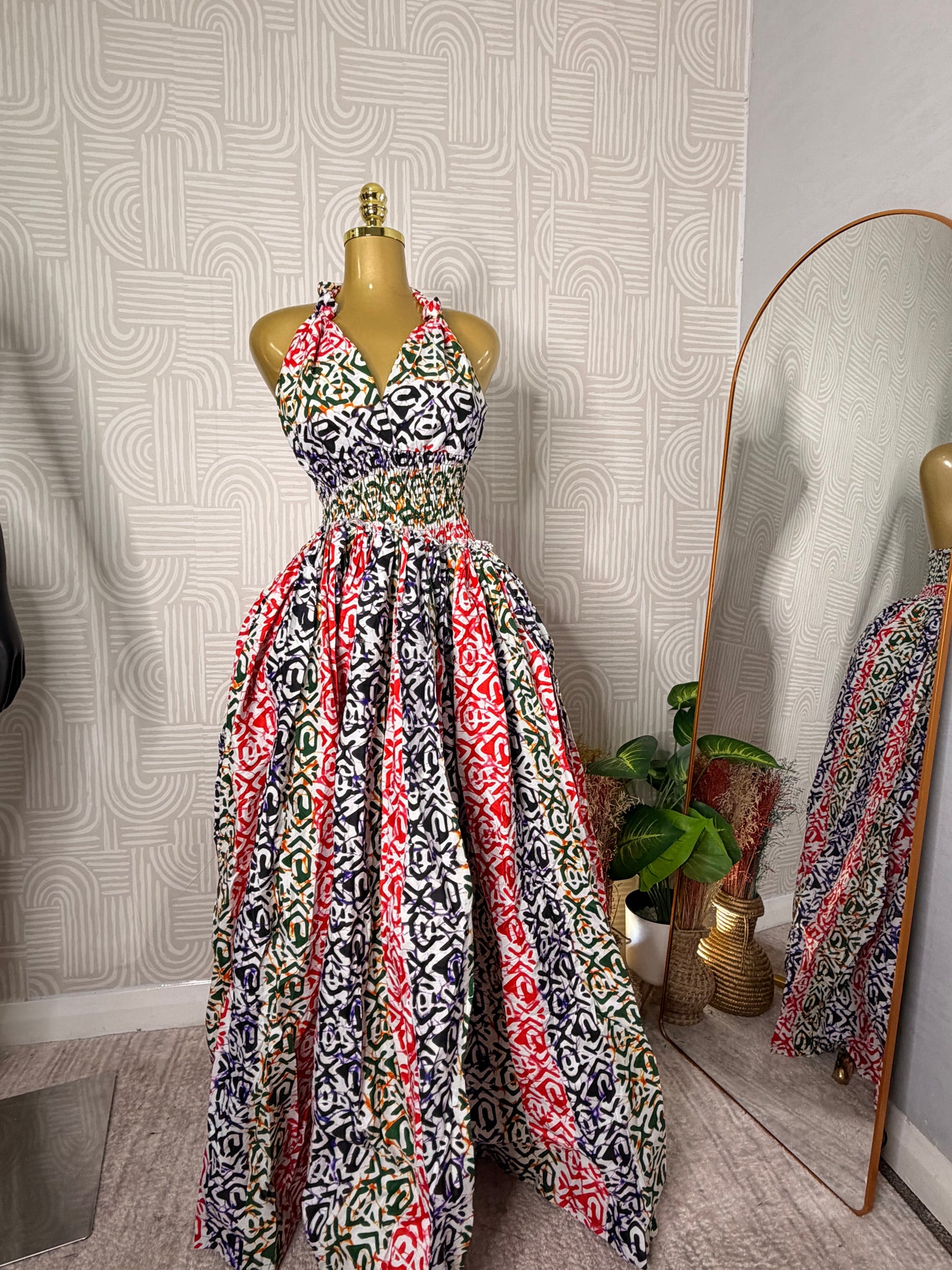 KIMIA MAXI BACKLESS DRESS