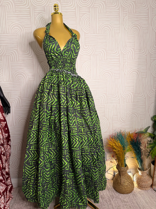 KIMIA MAXI BACKLESS DRESS