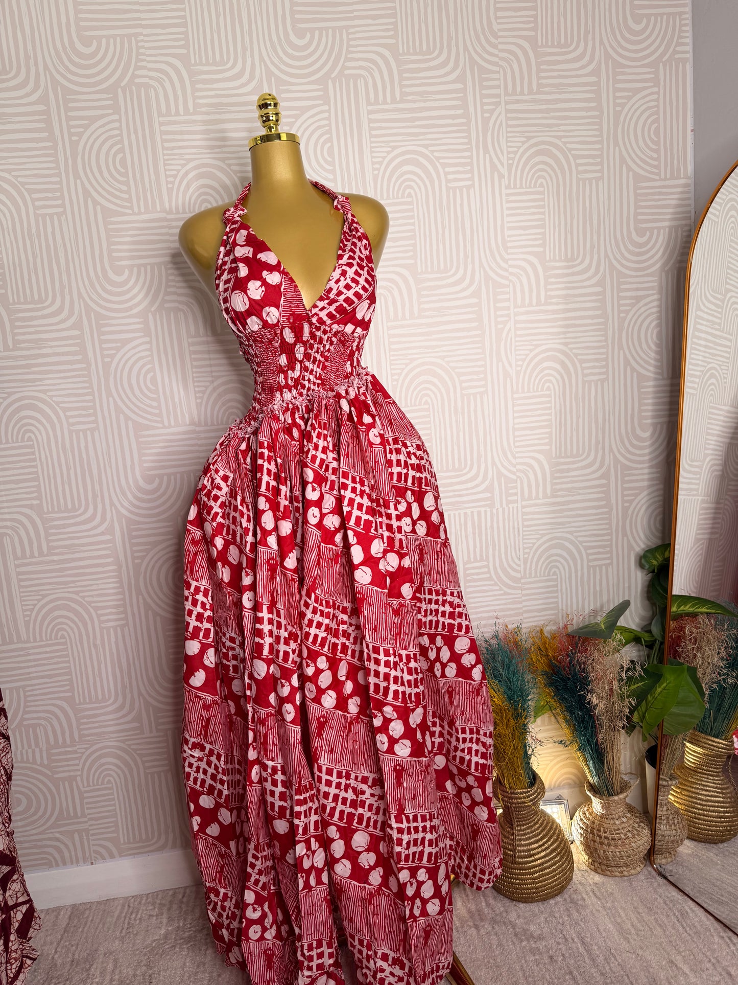 KIMIA MAXI BACKLESS DRESS