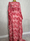 SHOULDER-OFF BUBU dress Adire crepe