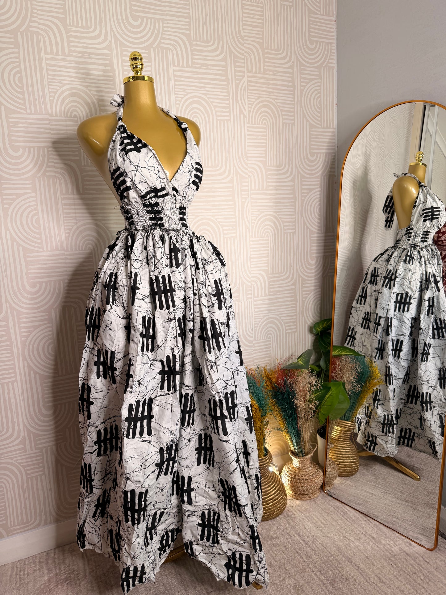 KIMIA MAXI BACKLESS DRESS