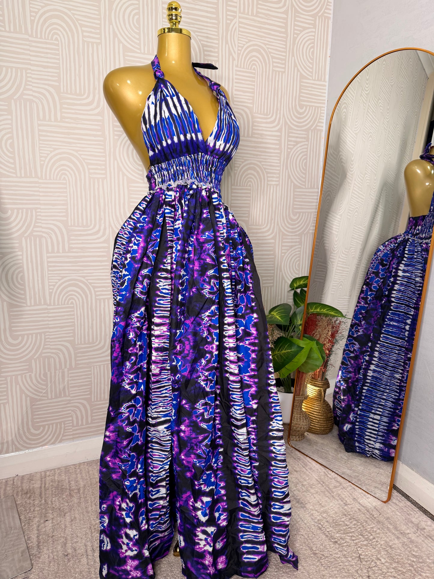 KIMIA MAXI BACKLESS DRESS